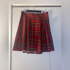Plaid Torrid Betsey Johnson Skater Skirt (SIZE 0)